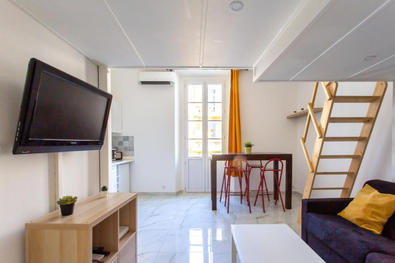 Contemporary Mezzanine Studio With Furnished Balcony * Nizza